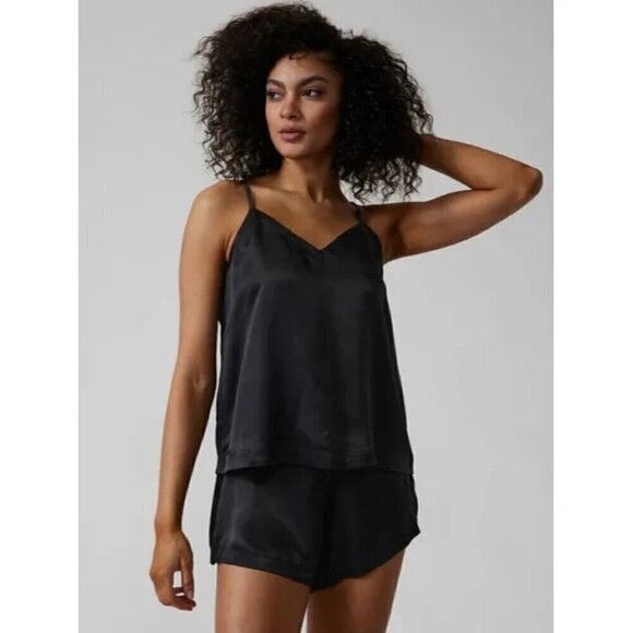 Athleta Calm Cool Cami in Black Small